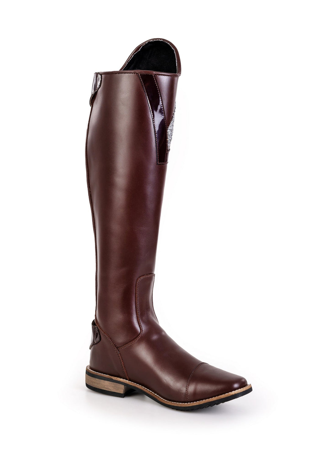 Tap Riding Boots Tari Wafer Hotmelt Riding Boots | Silver Accent Leather | Hello Quality ...