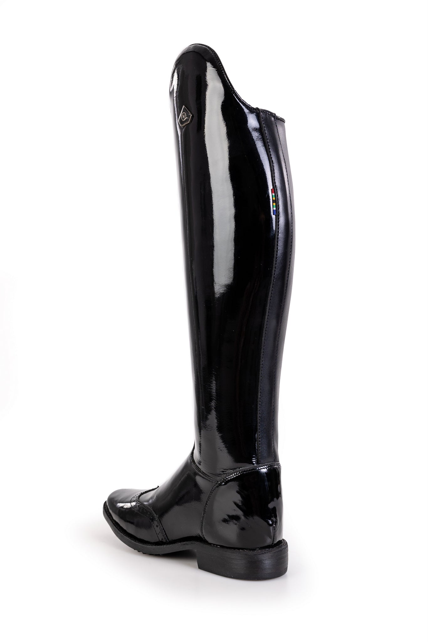 Danai Patent Long Riding Boots