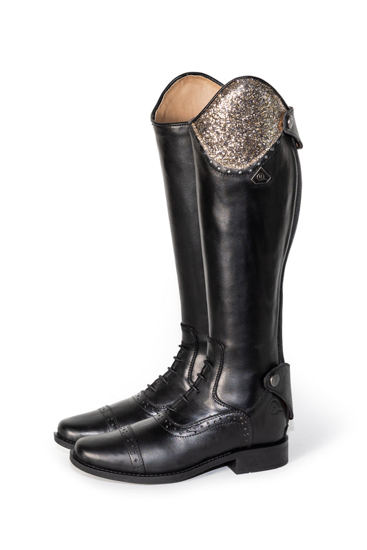 Stunner Sequin Curve Kids Riding Boot