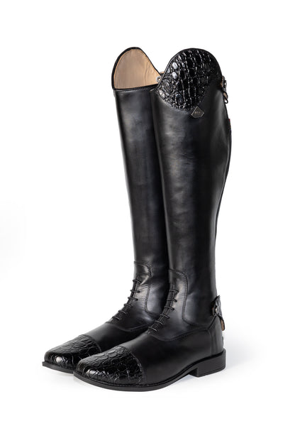 Bonolo Croc Curve Long Riding Boot