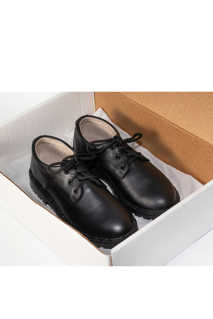 Pathfinders Leather School Shoes