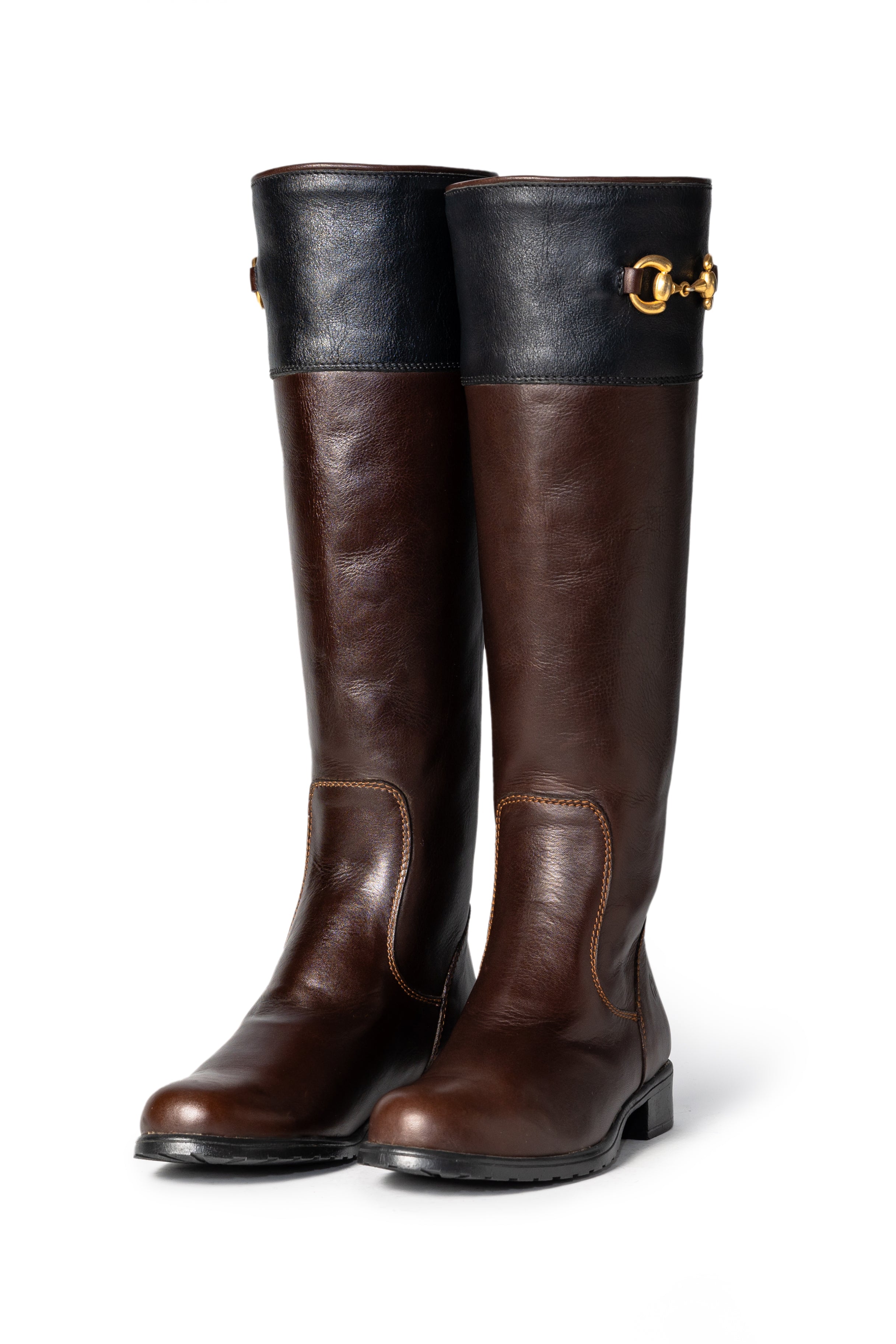 Celine Two-Tone  Leather Boots