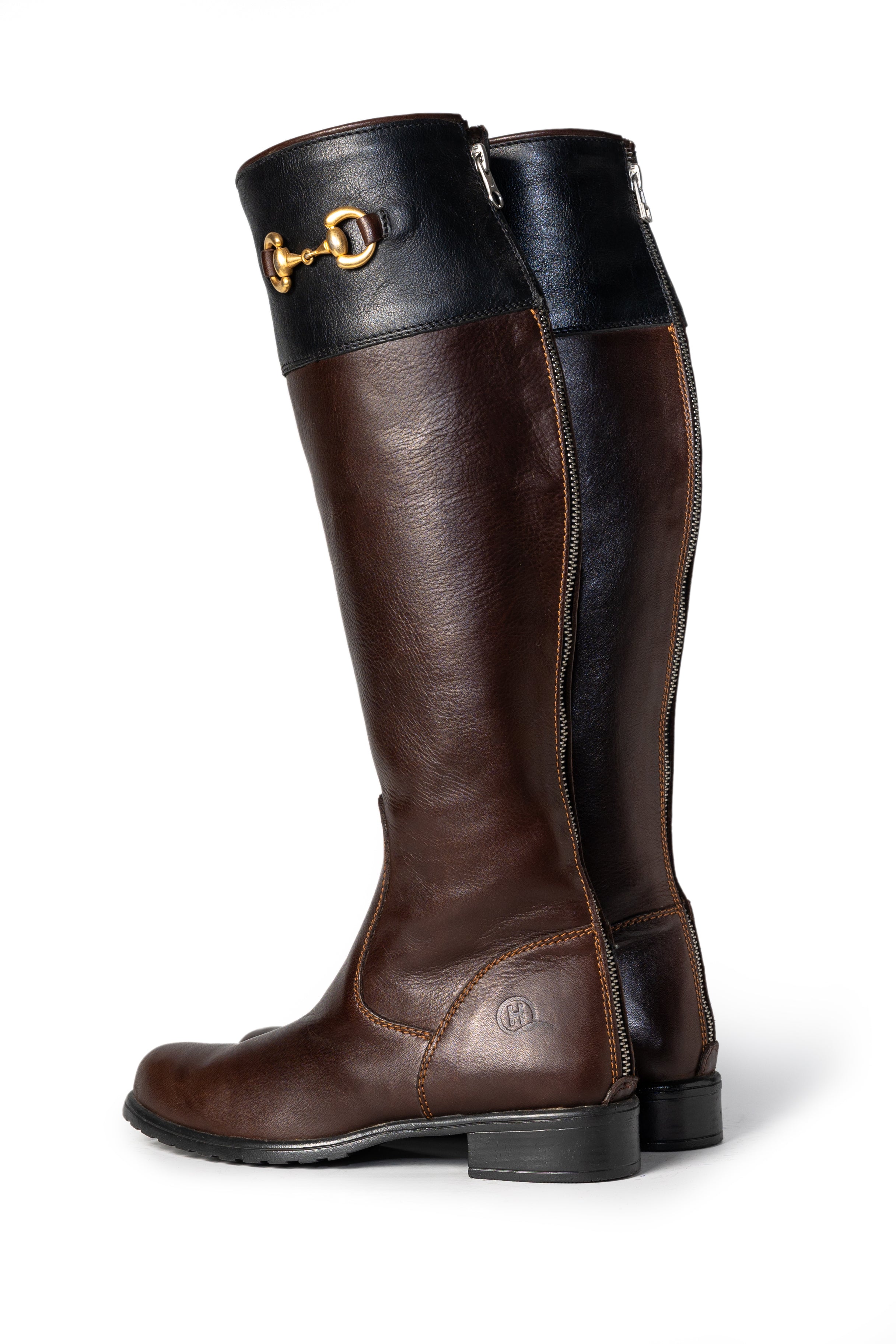 Celine Two-Tone  Leather Boots