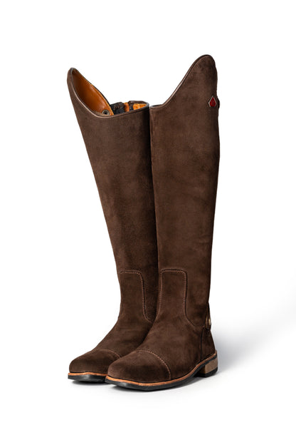 Tari Suede Demo Riding Boots