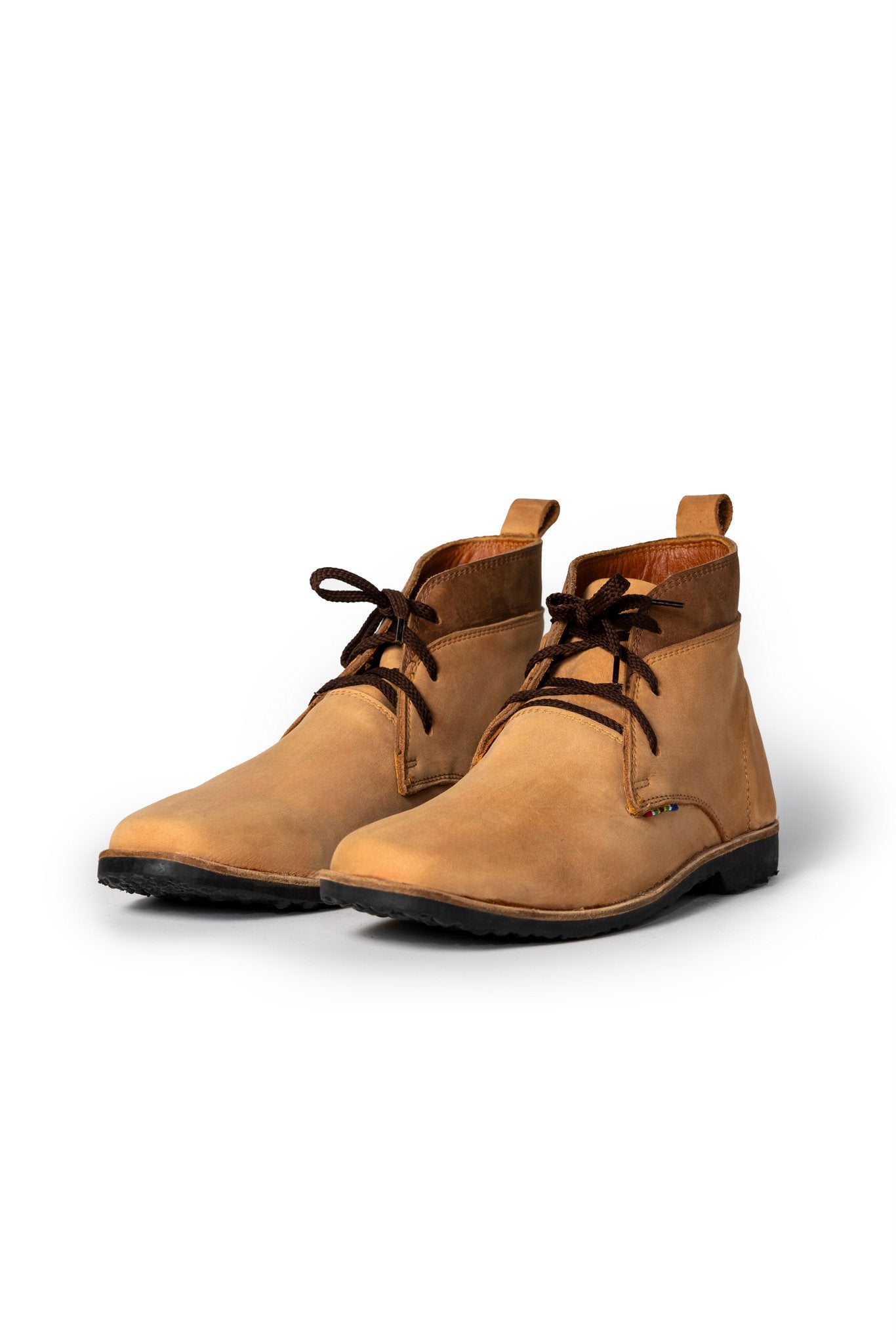 Chukka Fire Two-Tone Leather Boots