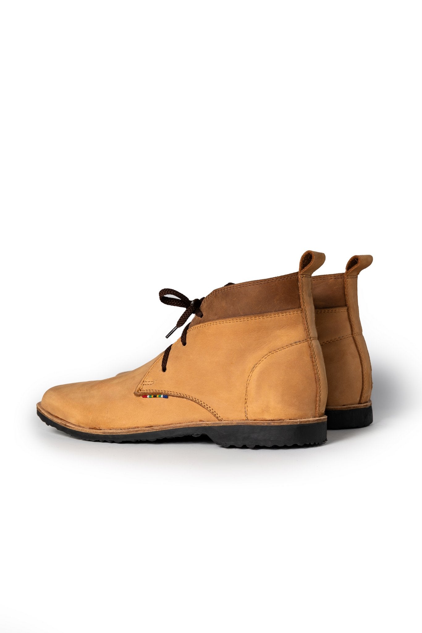 Chukka Fire Two-Tone Leather Boots
