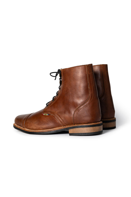 Miro Combat  Leather Boots