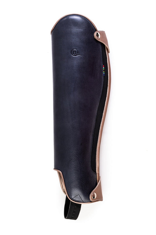 Lowana two-tone leather gaiters /chaps