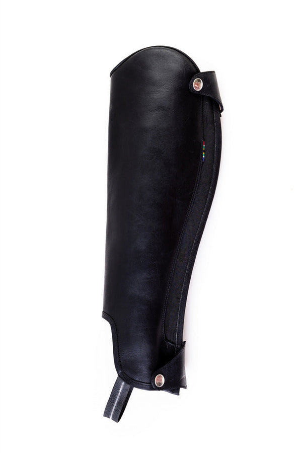 Lowana Soft Black Leather Gaiters | Half Chaps