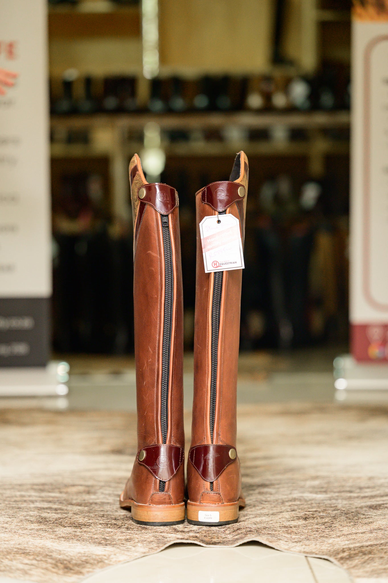 Tari Wafer Snake Print Long Riding Boot