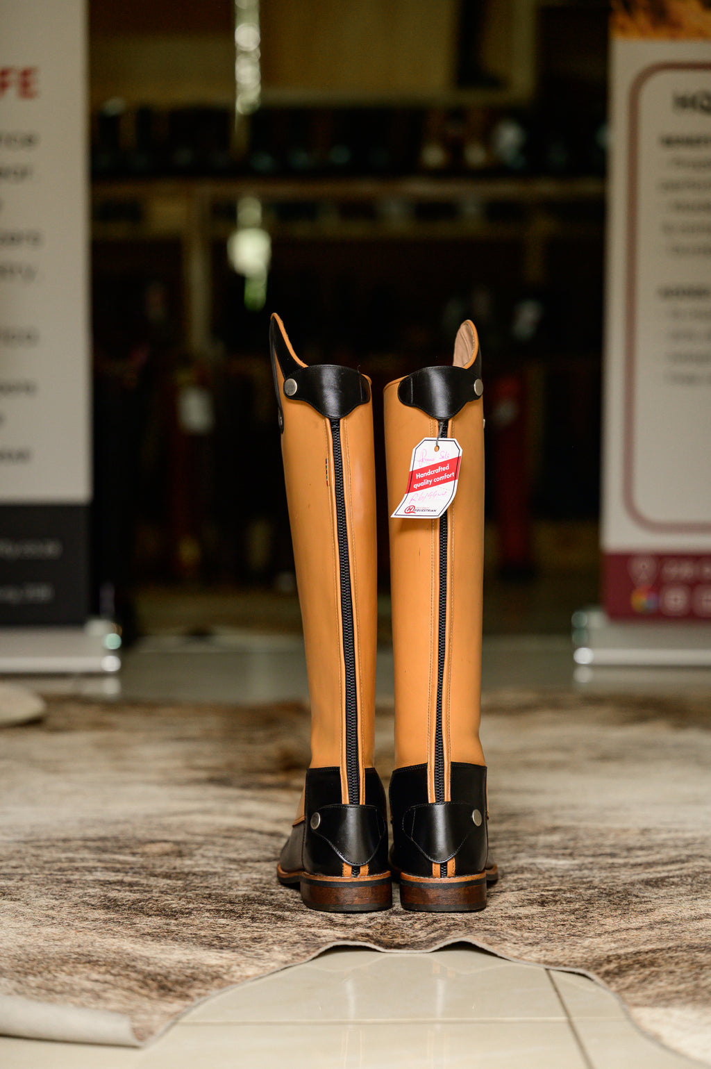 Tsoka Hybrid Two-Tone Long Riding Boot