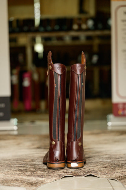Bonolo Ostrich Curve Long Riding Boot