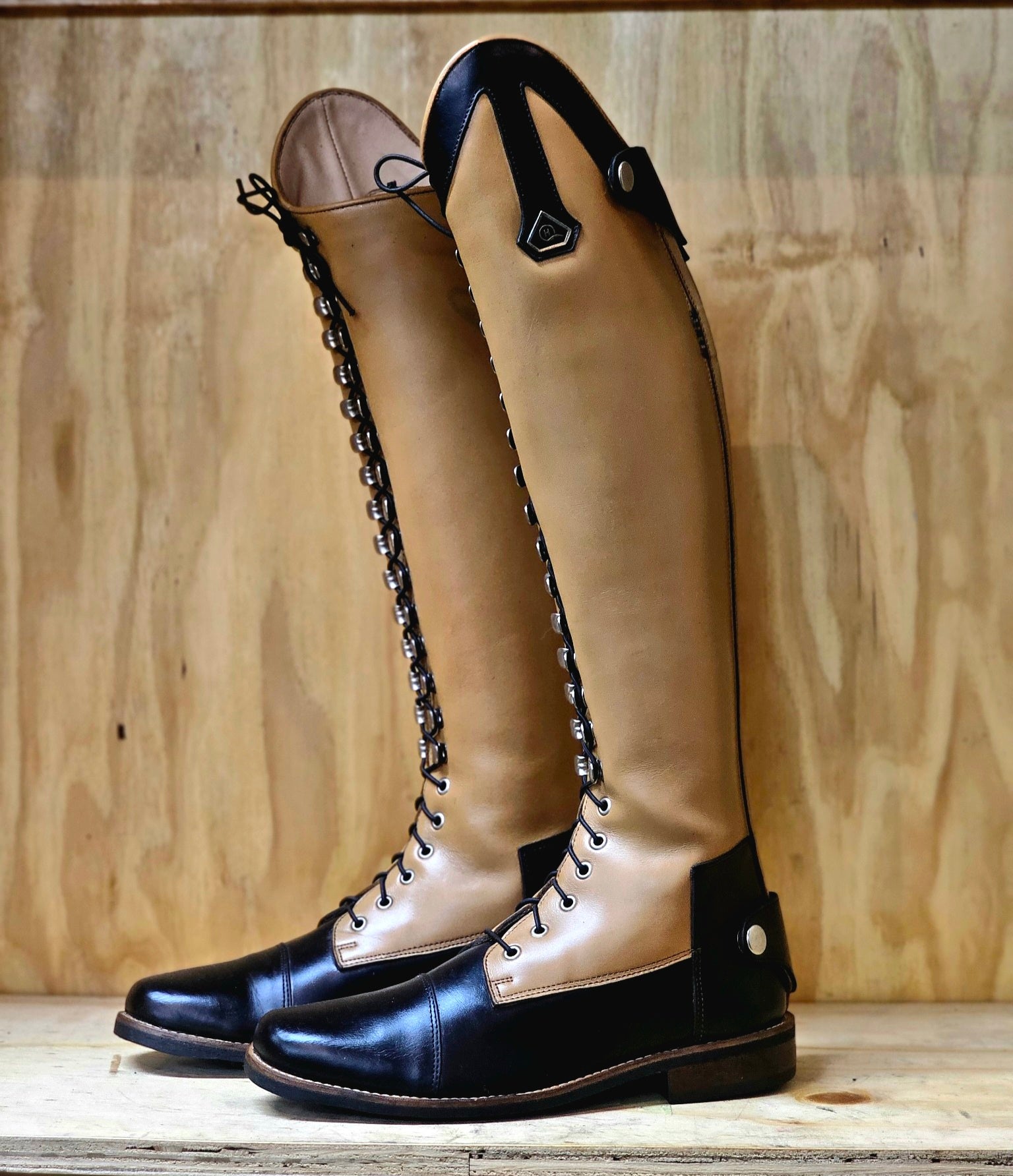 Tsoka Hybrid Two-Tone Long Riding Boot