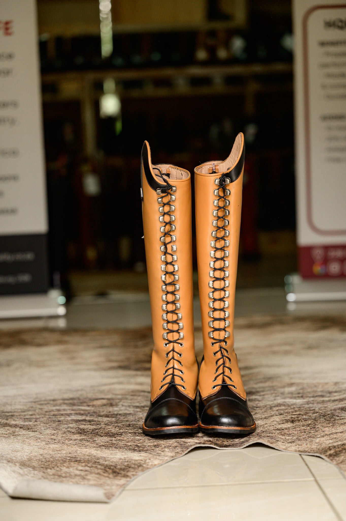 Tsoka Hybrid Two-Tone Long Riding Boot