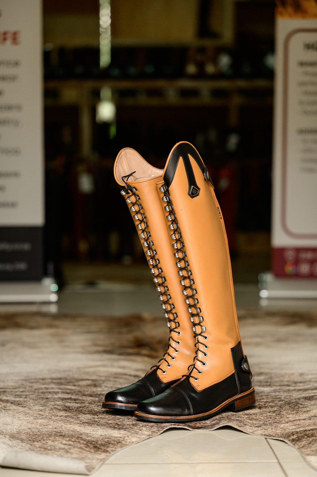Tsoka Hybrid Two-Tone Long Riding Boot