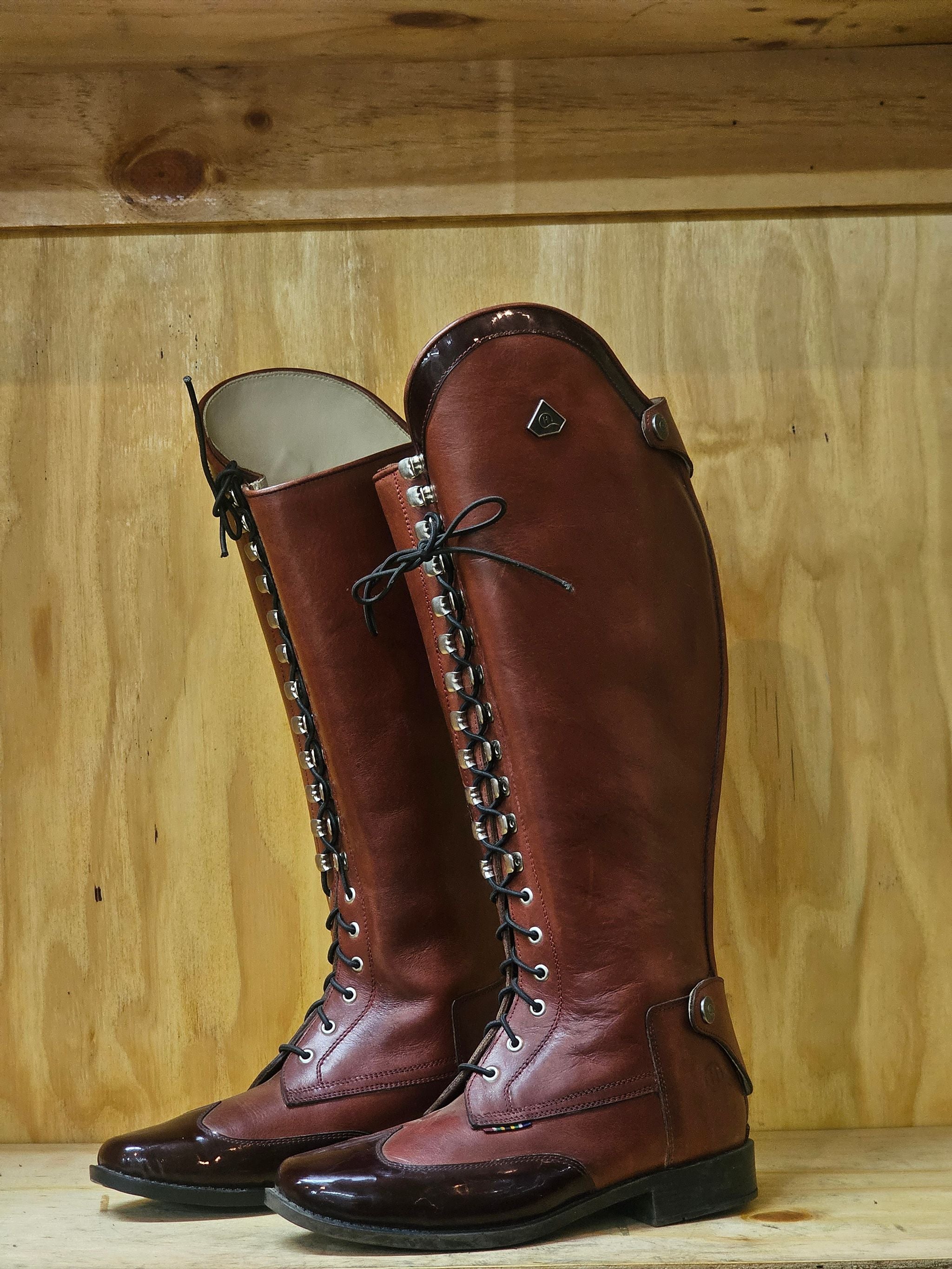 Brown full lace riding
