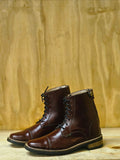 Short boots brown