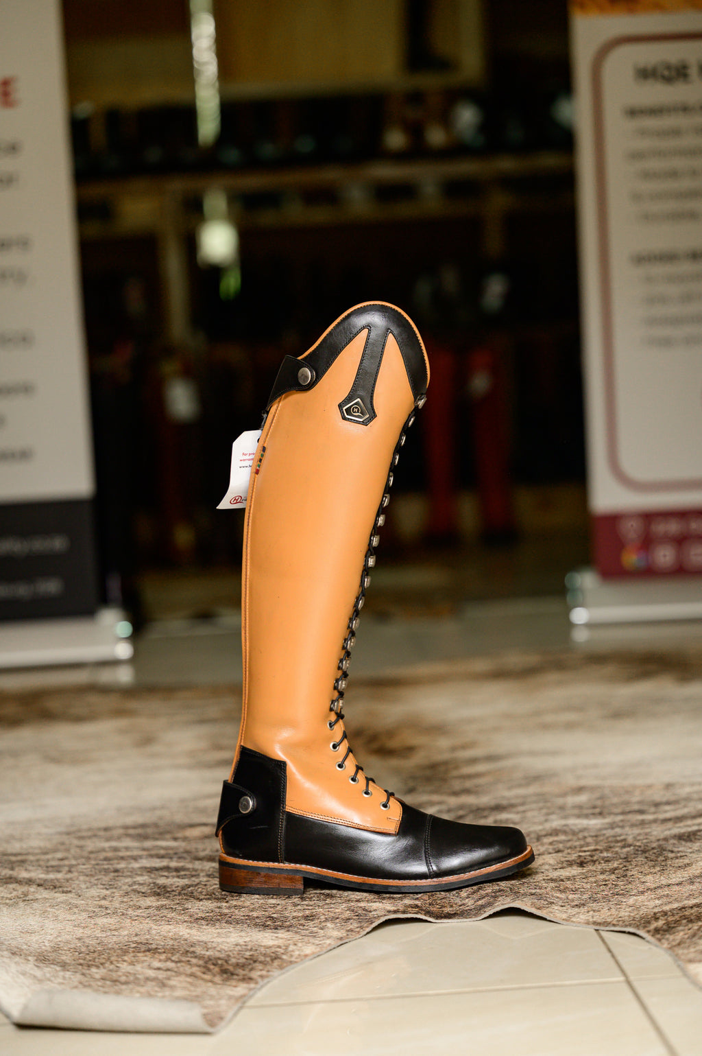 Tsoka Hybrid Two-Tone Long Riding Boot