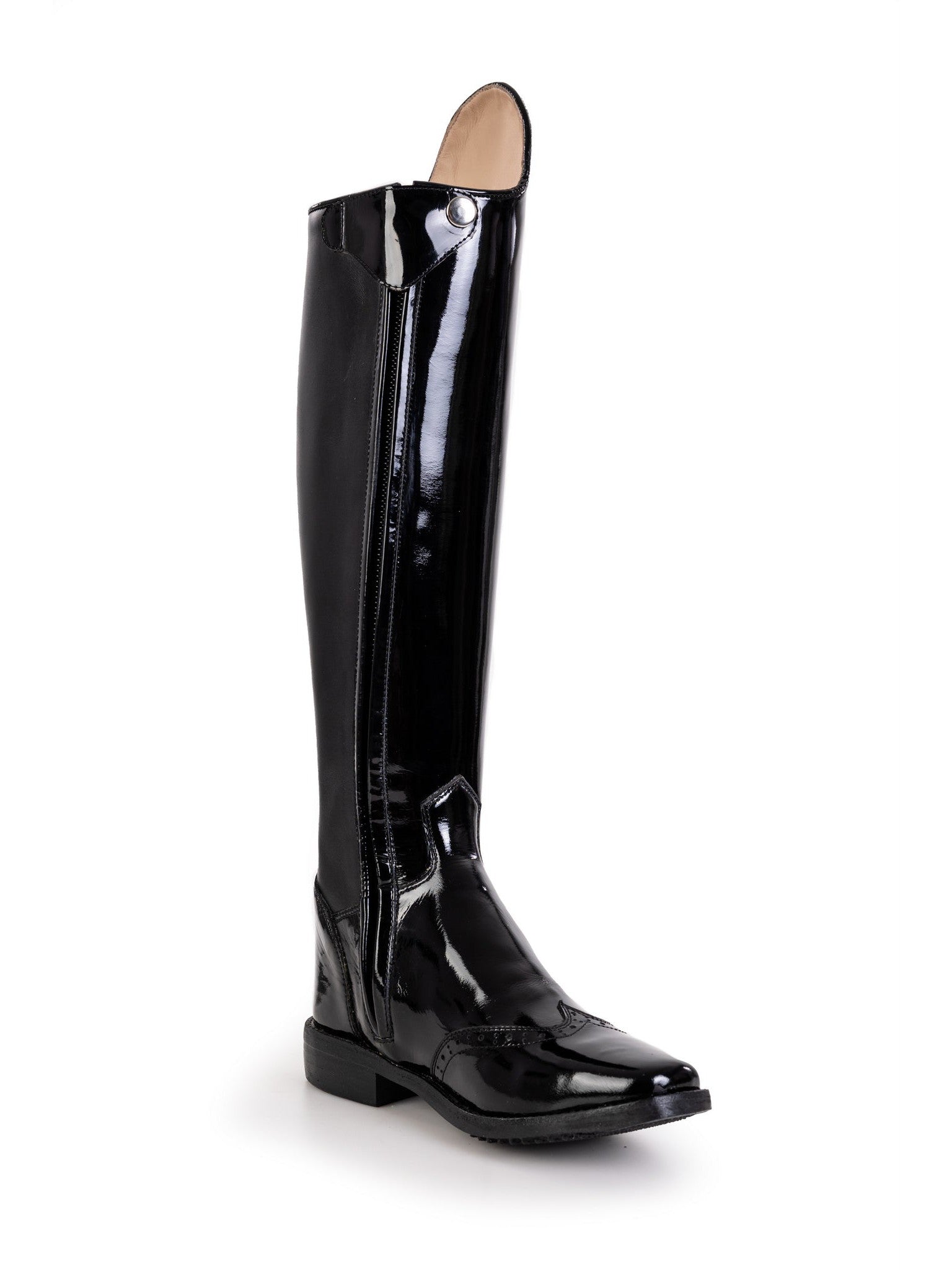 Patent clearance riding boots