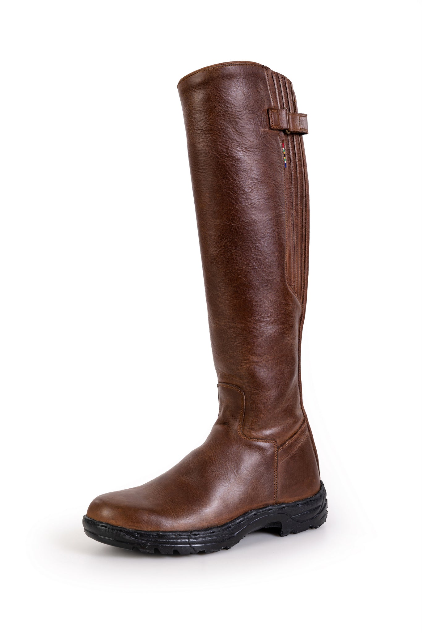 Mens long leather riding boots best sale